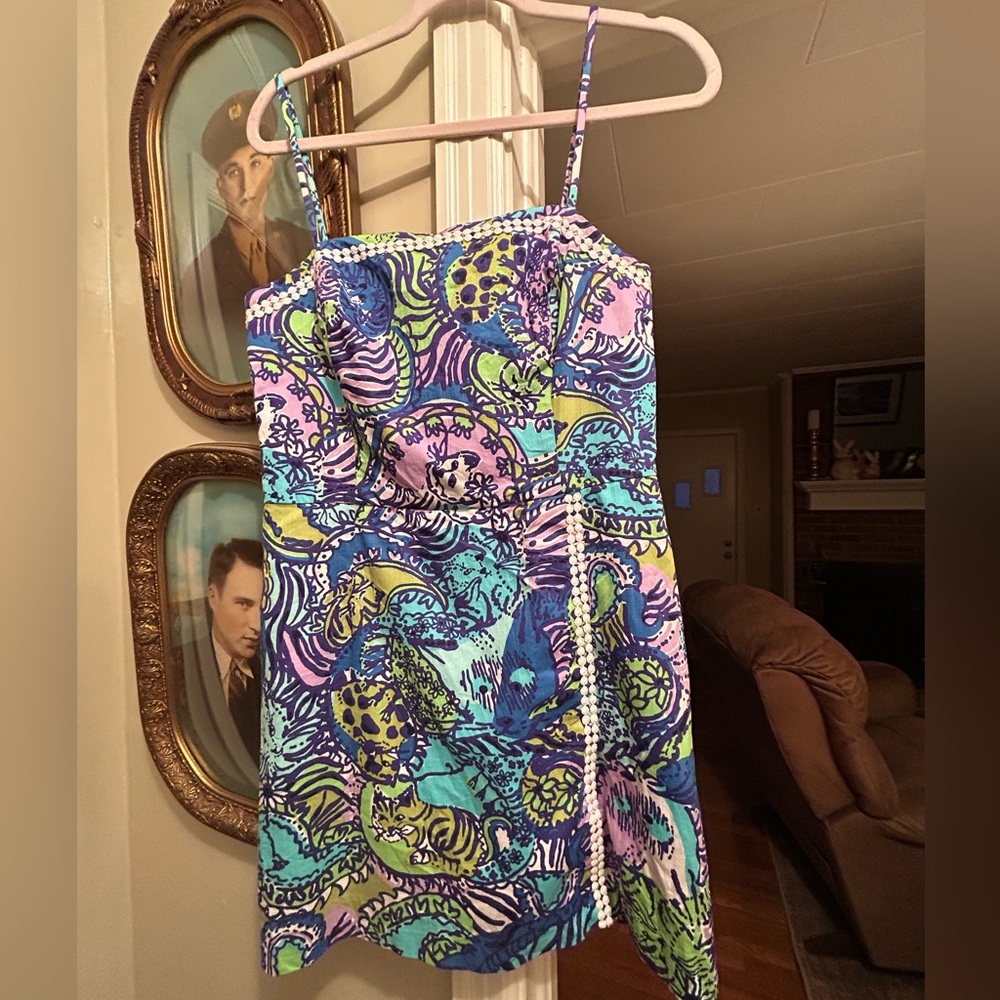 Lilly Pulitzer Cattitude Skort Romper